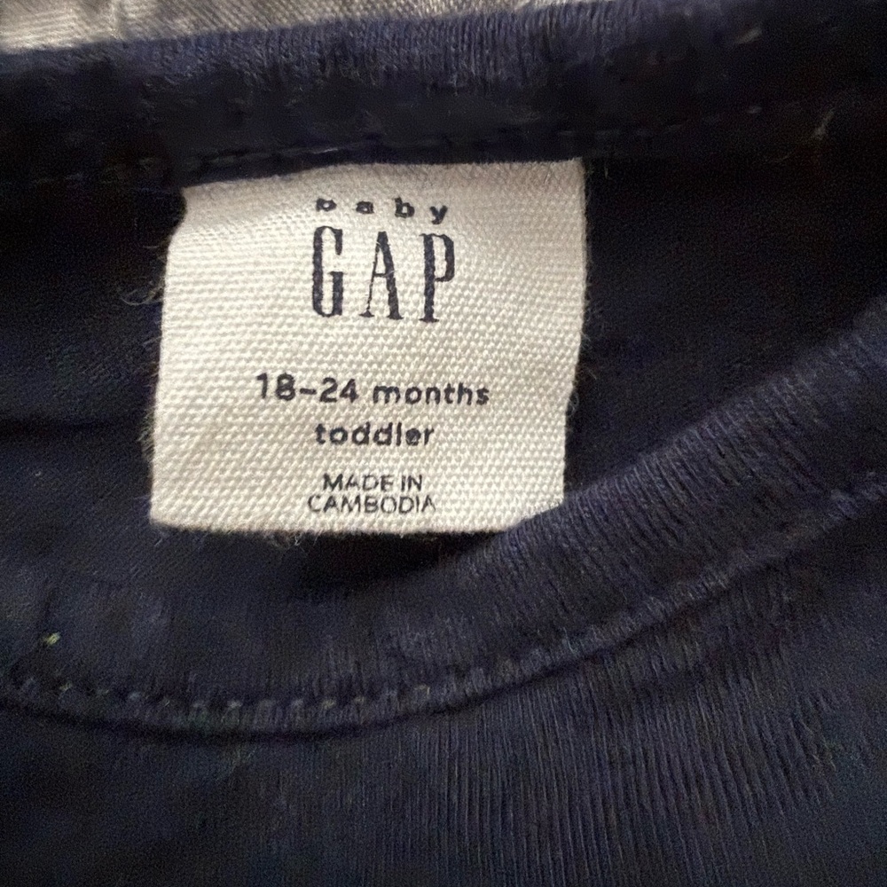 🪼 Gap Navy Blue Baby Dress - Picture 2 of 3